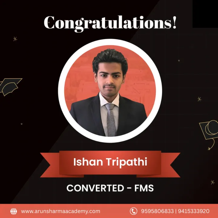 Ishan Tripathi, FMS Delhi convert